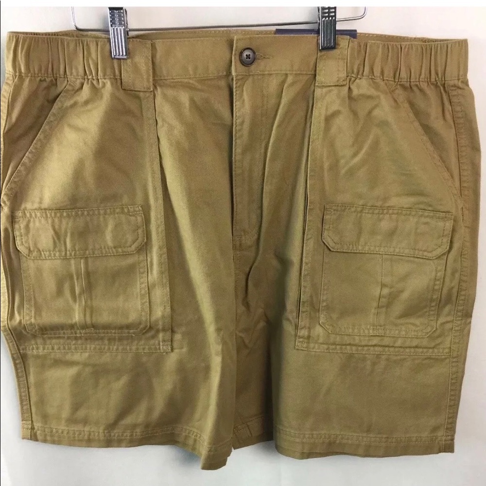 Men khaki cargo shorts (210 SAND STORM)